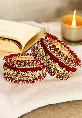 Golden Alloy Bangles