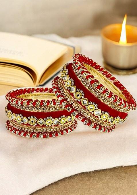 Golden Alloy Bangles