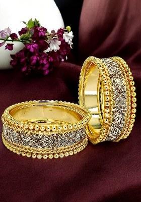 Golden Alloy Bangles