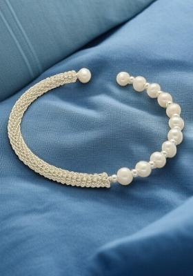 White Alloy Bracelet