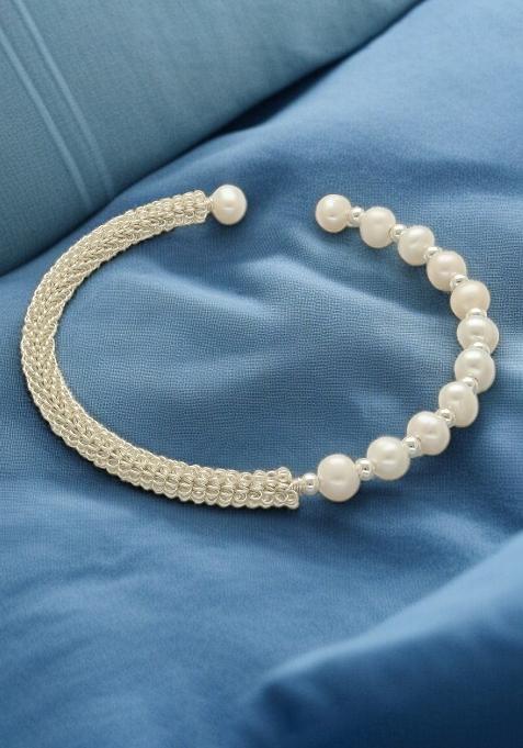 White Alloy Bracelet