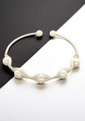 White Alloy Bracelet