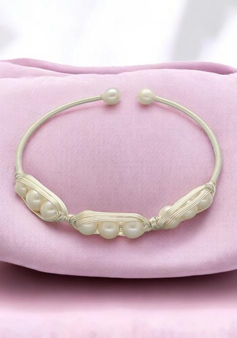 White Alloy Bracelet