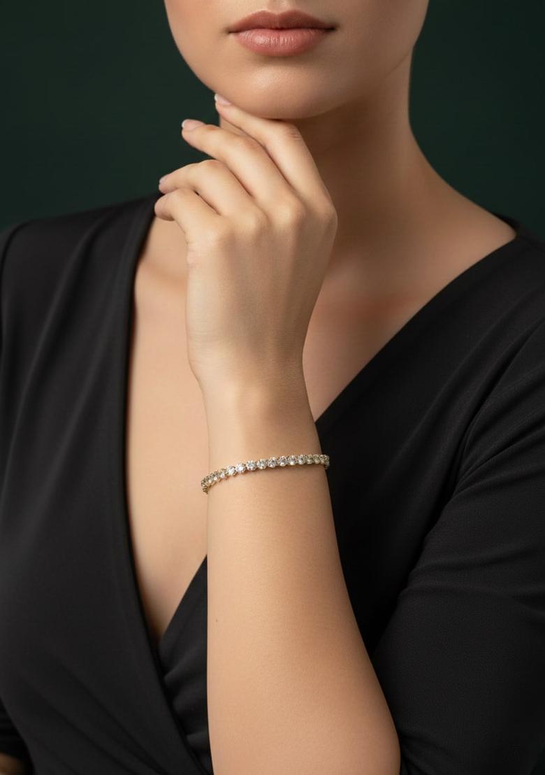 Golden Stainless Bracelet - Indya
