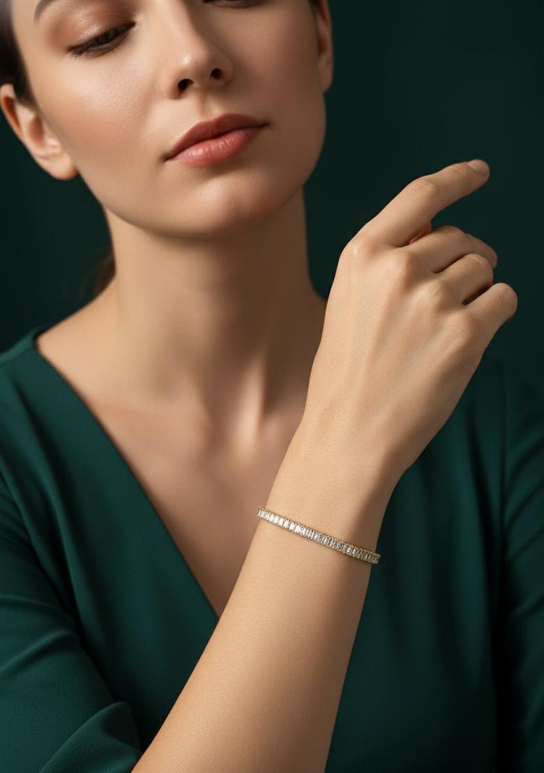 Golden Stainless Bracelet - Indya