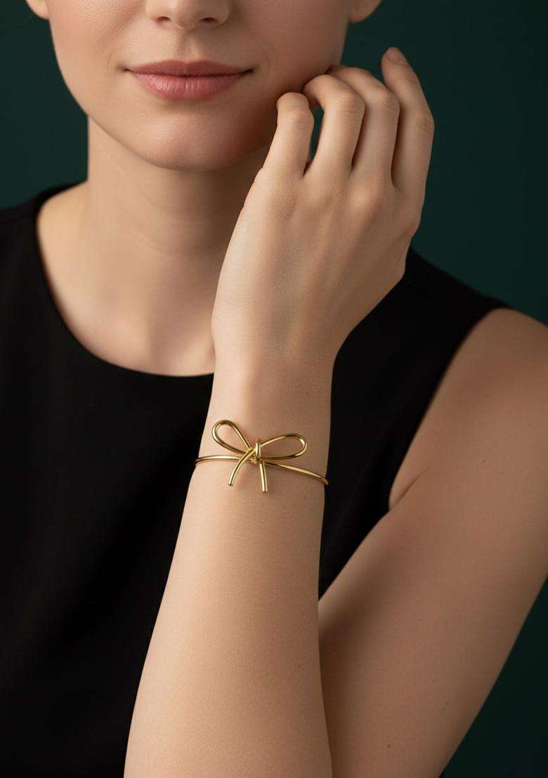 Golden Stainless Bracelet - Indya