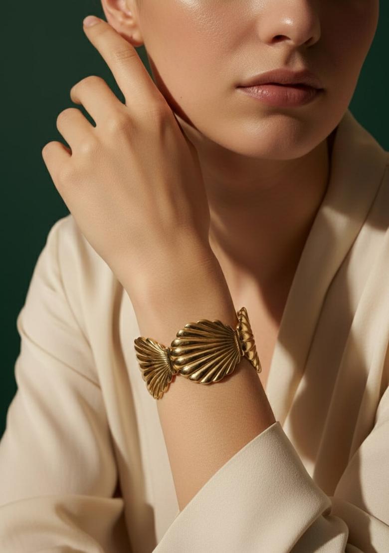 Golden Stainless Bracelet - Indya