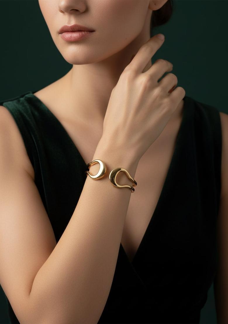 Golden Stainless Bracelet - Indya