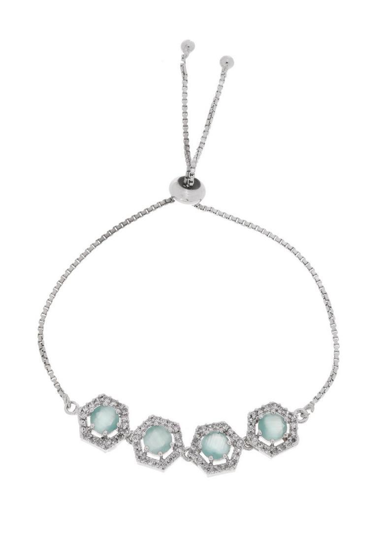 Mint Green Stainless Steel Bracelet - Indya