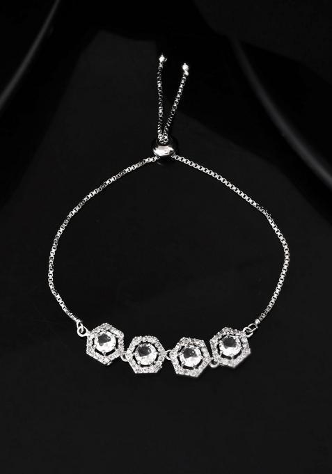 White Stainless Steel Bracelet