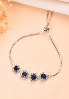 Blue Stainless Steel Bracelet