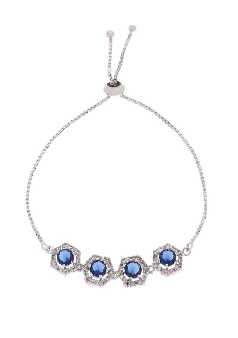 Blue Stainless Steel Bracelet - Indya