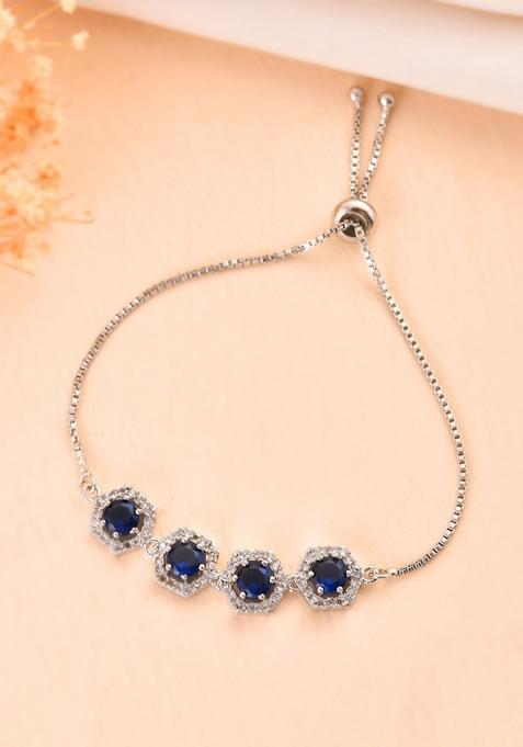 Blue Stainless Steel Bracelet