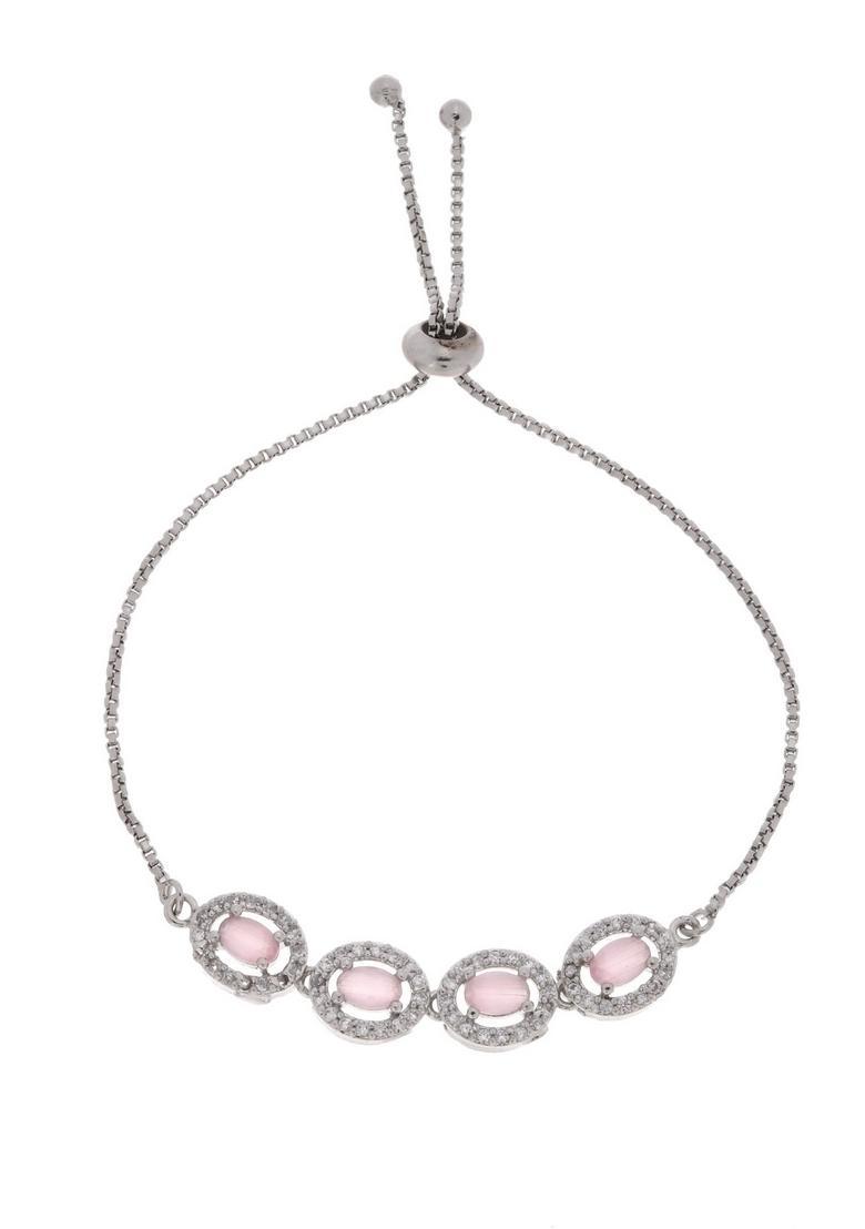 Pink Stainless Steel Bracelet - Indya