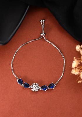 Blue Stainless Steel Bracelet