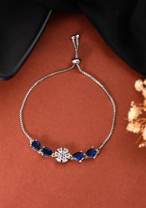 Blue Stainless Steel Bracelet