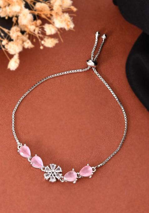 Pink Stainless Steel Bracelet