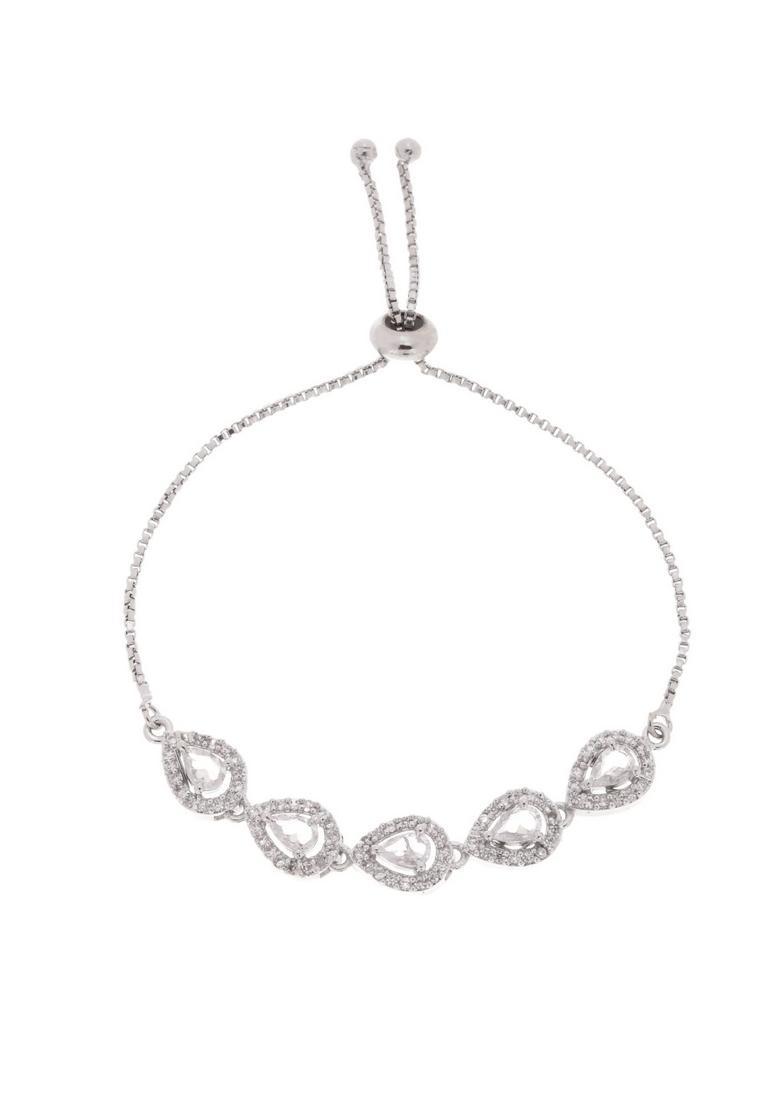 White Stainless Steel Bracelet - Indya