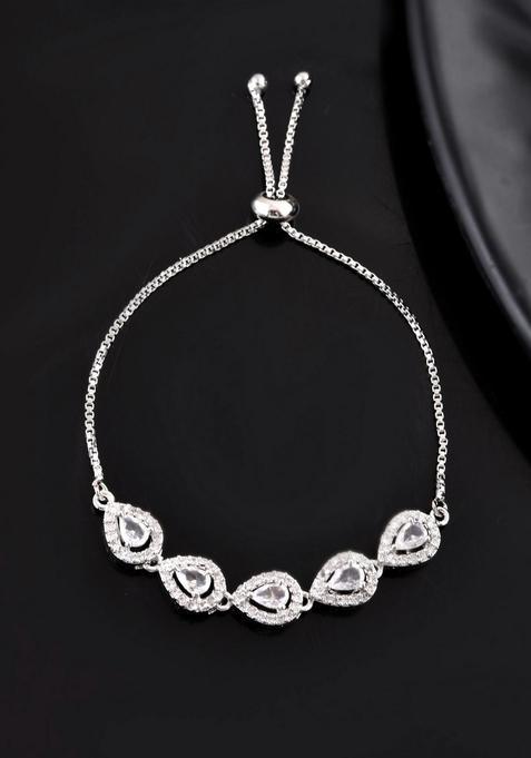 White Stainless Steel Bracelet