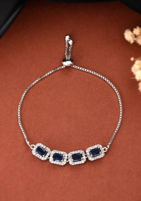 Blue Stainless Steel Bracelet