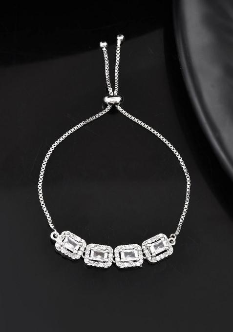 White Stainless Steel Bracelet