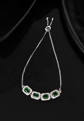 Green Stainless Steel Bracelet