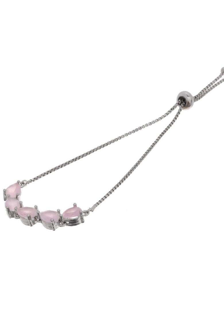 Pink Stainless Steel Bracelet - Indya