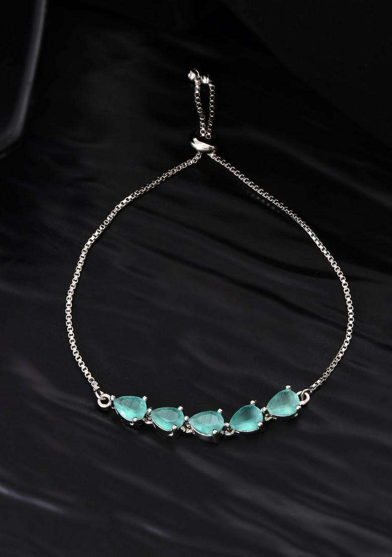 Mint Green Stainless Steel Bracelet - Indya