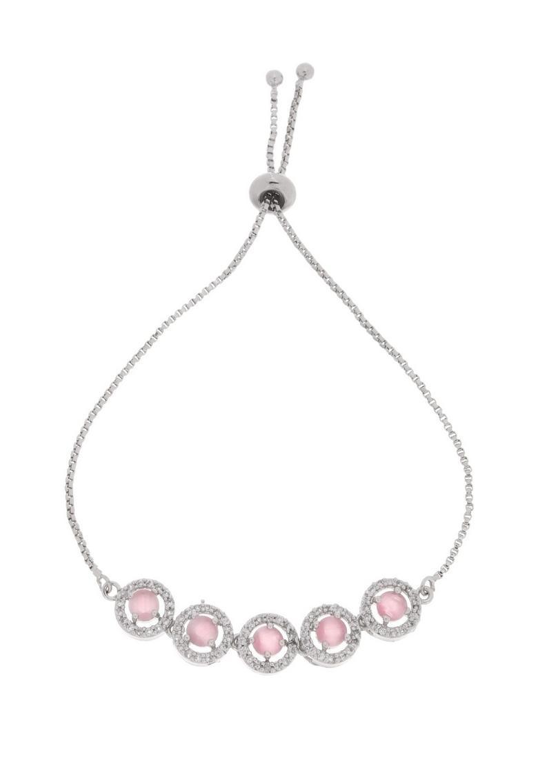 Pink Stainless Steel Bracelet - Indya