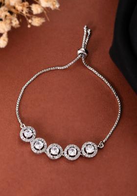 White Stainless Steel Bracelet