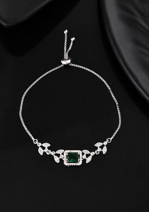 Green Stainless Steel Bracelet