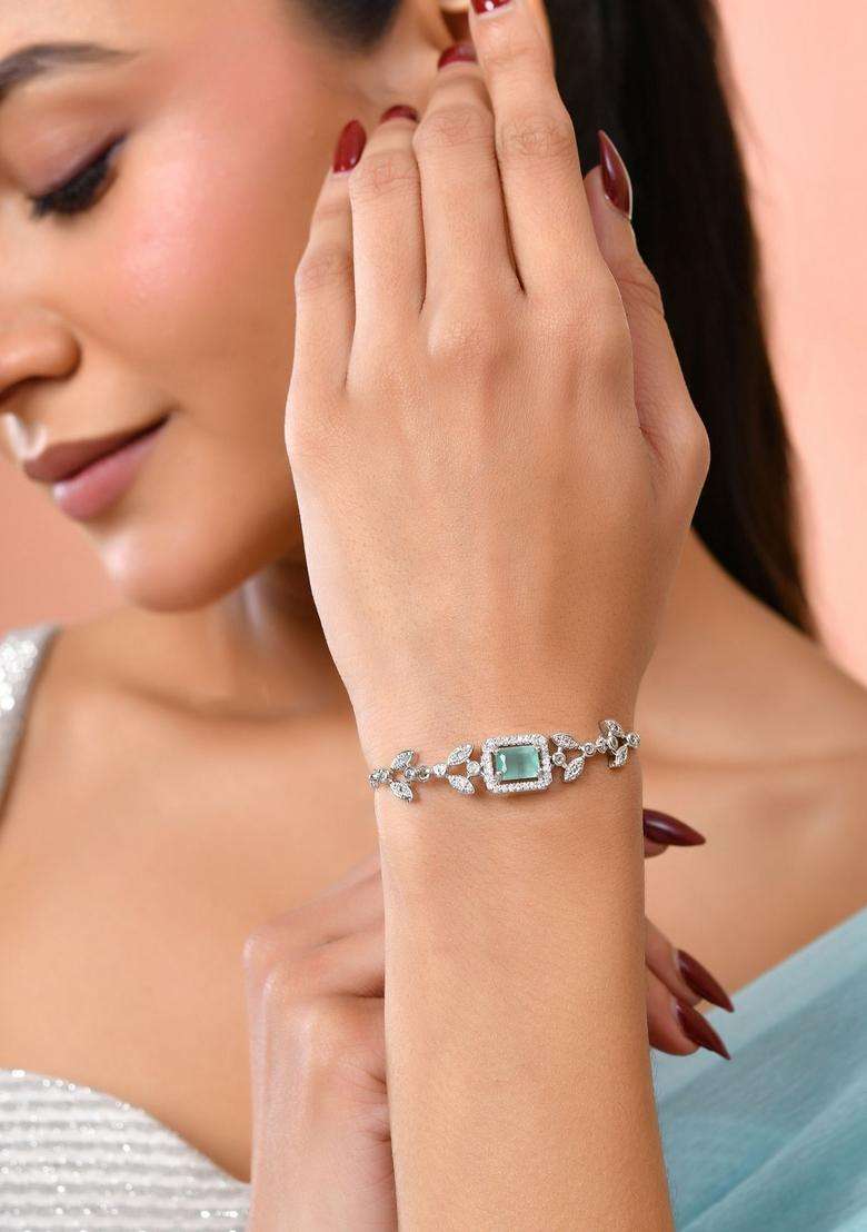 Mint Green Stainless Steel Bracelet - Indya