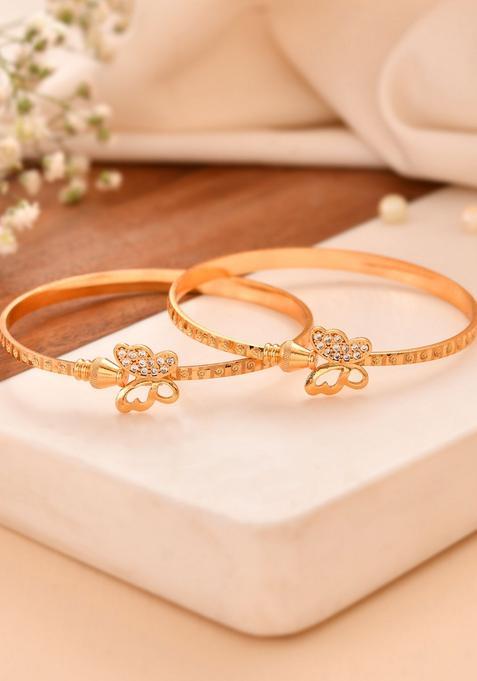 Gold Stainless Steel Bangles