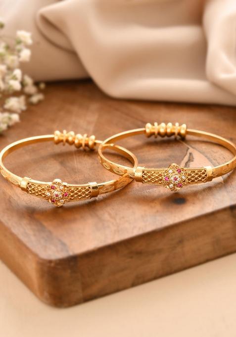 Gold Stainless Steel Bangles