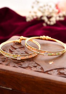 Gold Stainless Steel Bangles
