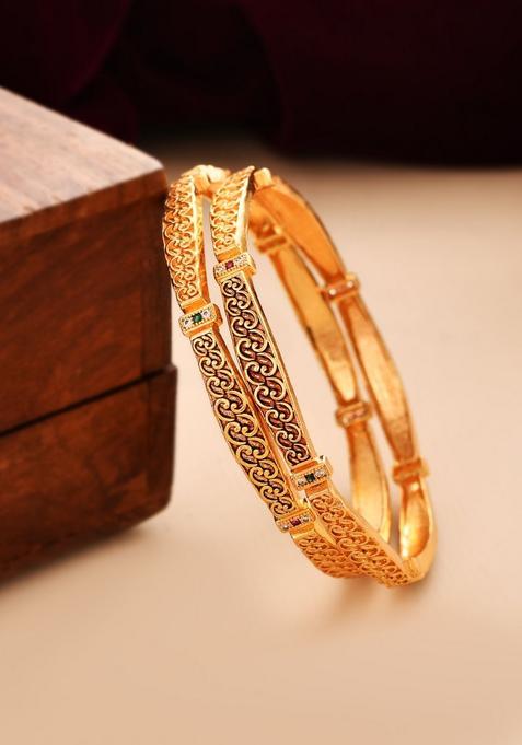 Gold Stainless Steel Bangles