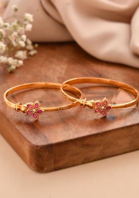 Gold Stainless Steel Bangles
