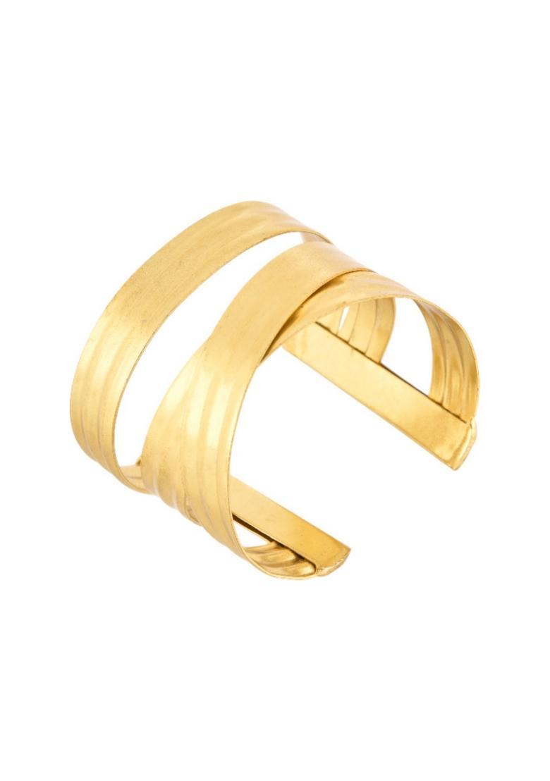 Gold Stainless Steel Bracelet - Indya
