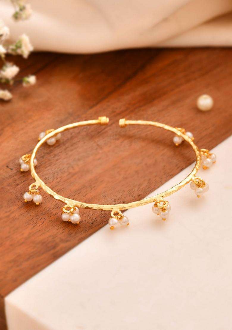 Gold Stainless Steel Bracelet - Indya