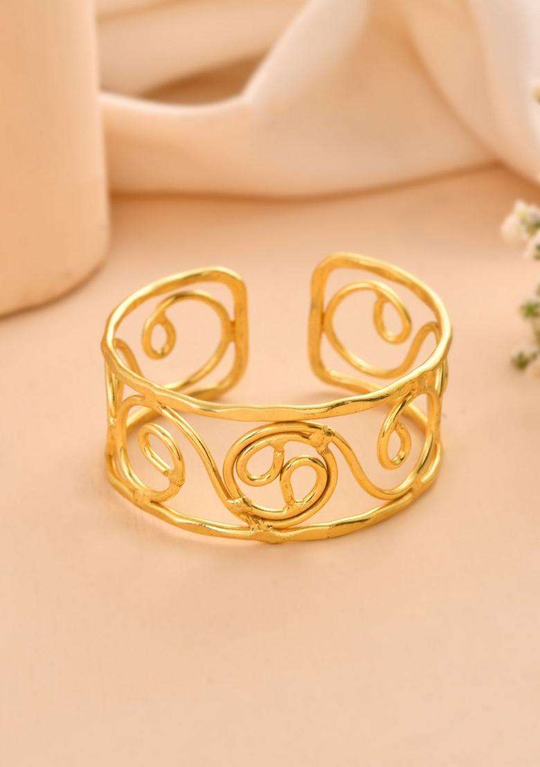 Gold Stainless Steel Bracelet - Indya