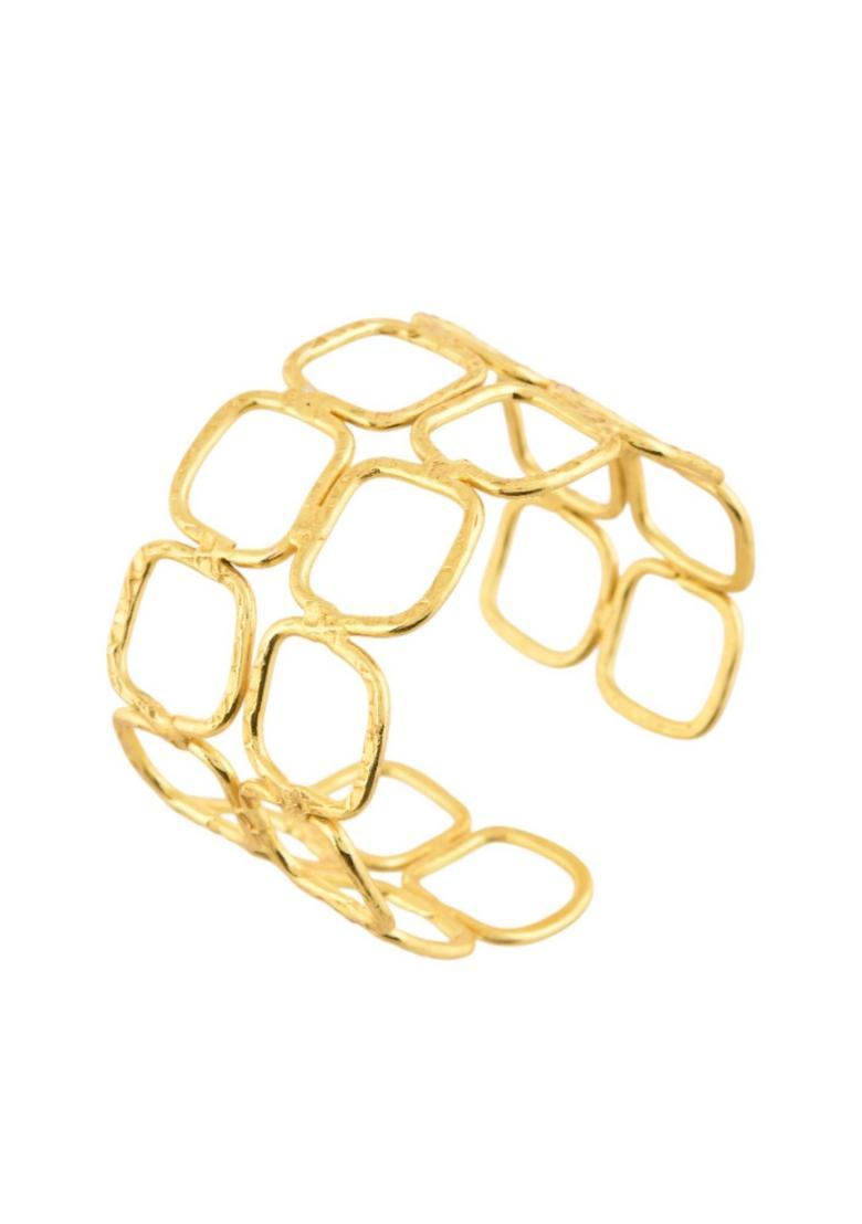 Gold Stainless Steel Bracelet - Indya