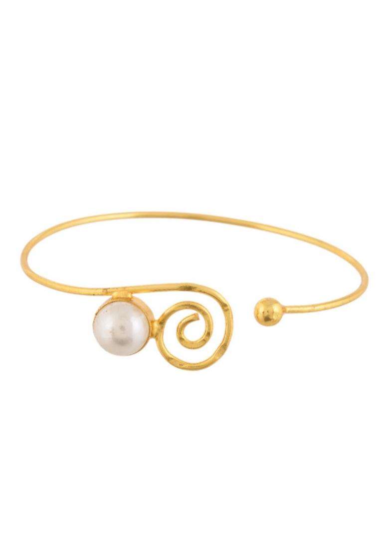 Gold Stainless Steel Bracelet - Indya