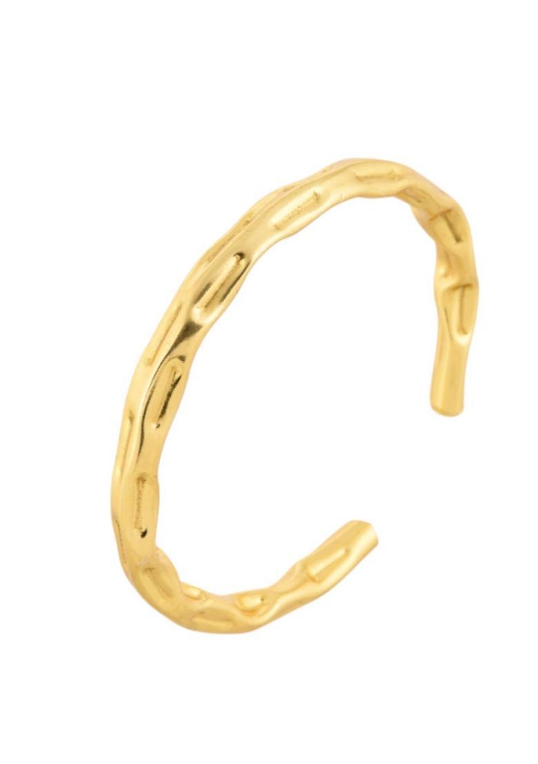Gold Stainless Steel Bracelet - Indya