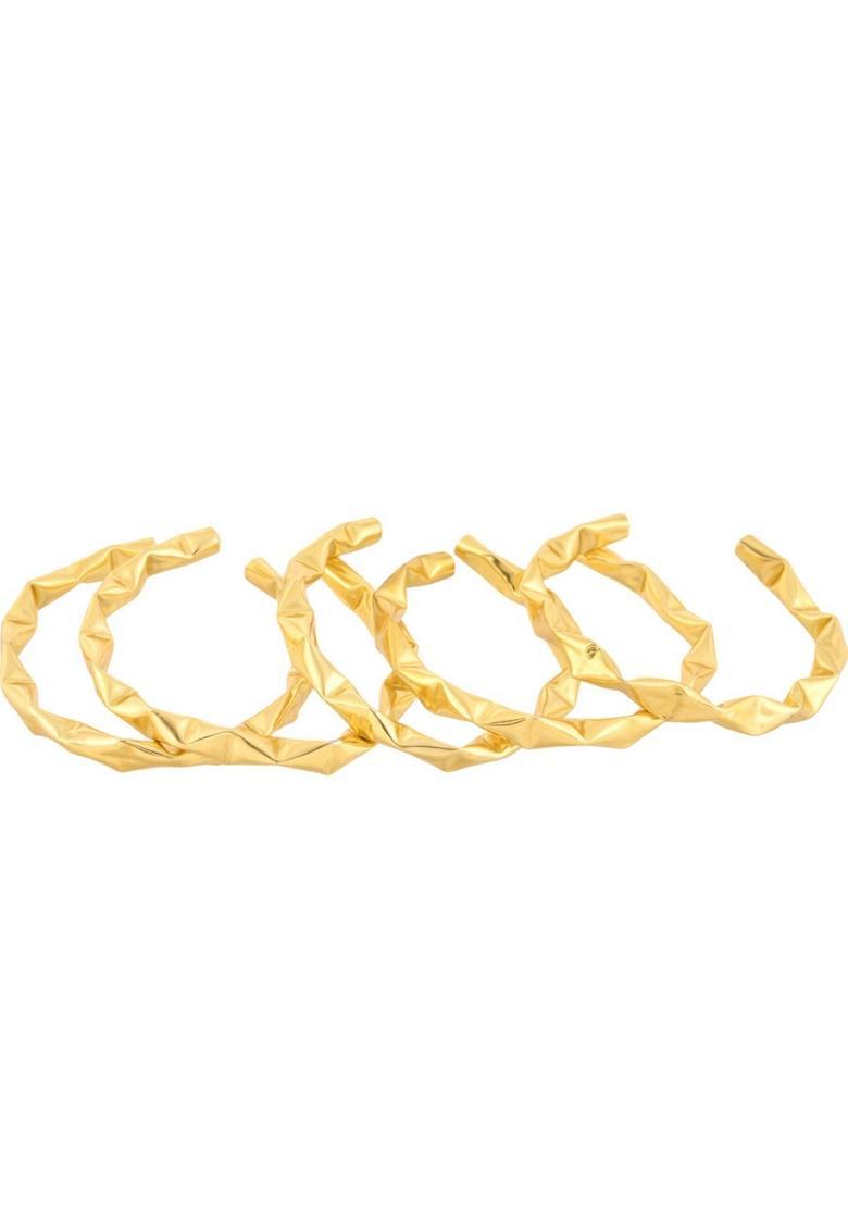 Gold Stainless Steel Bracelet - Indya