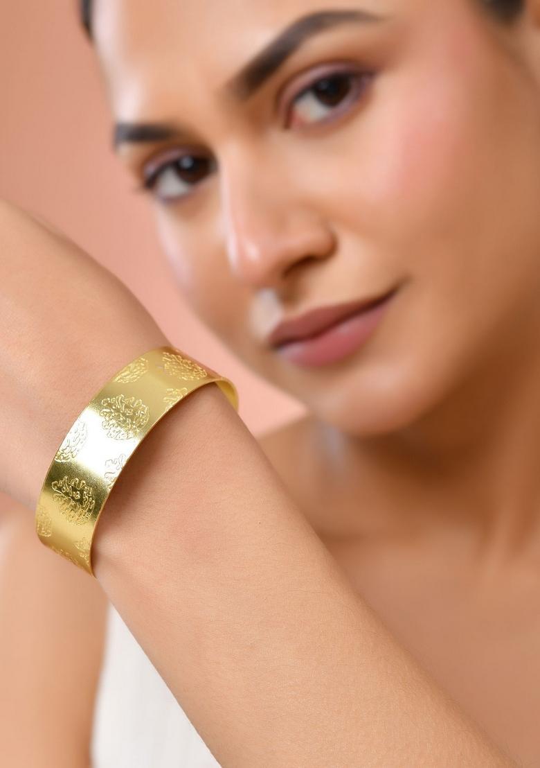 Gold Stainless Steel Bracelet - Indya