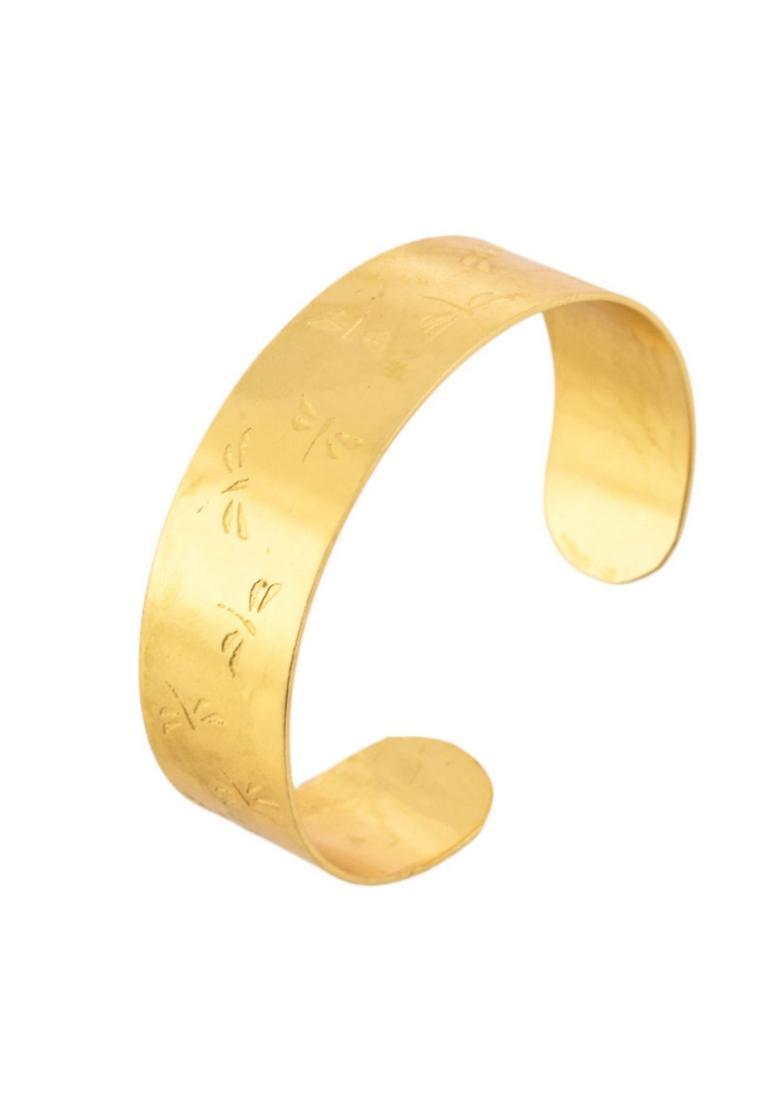 Gold Stainless Steel Bracelet - Indya