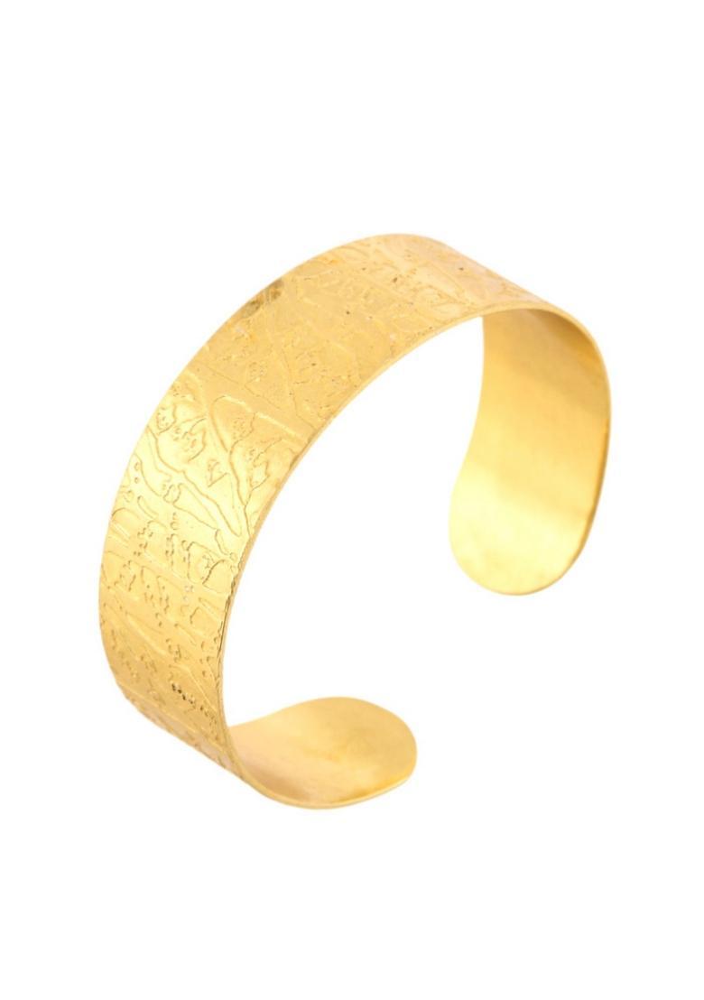 Gold Stainless Steel Bracelet - Indya