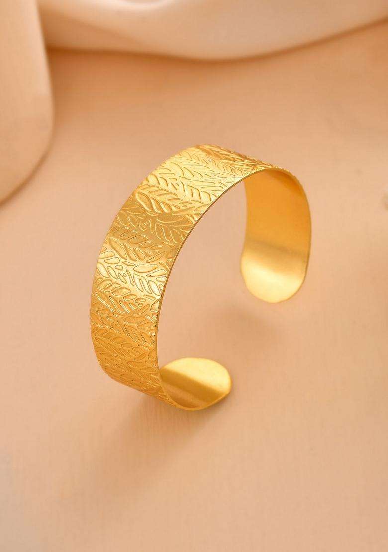 Gold Stainless Steel Bracelet - Indya