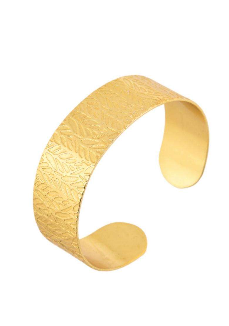 Gold Stainless Steel Bracelet - Indya