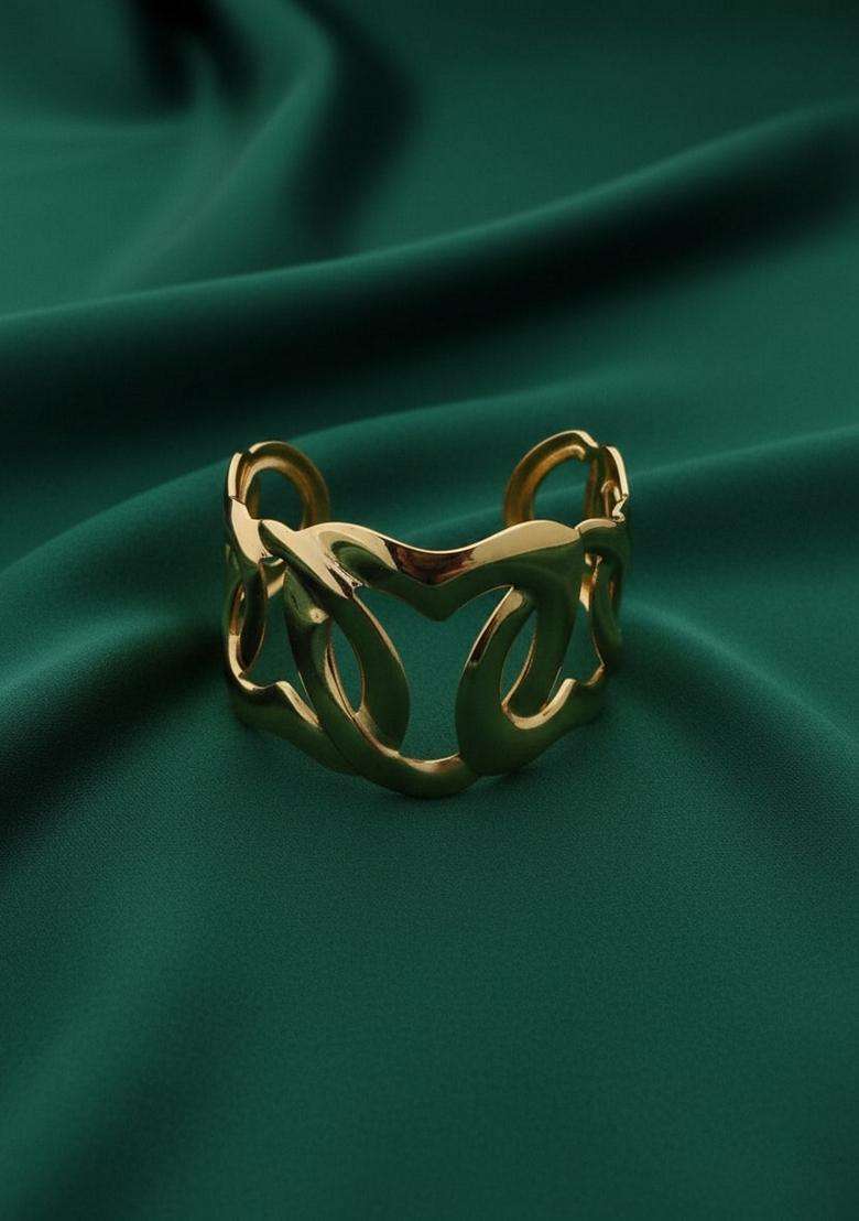 Gold Stainless Necklace - Indya